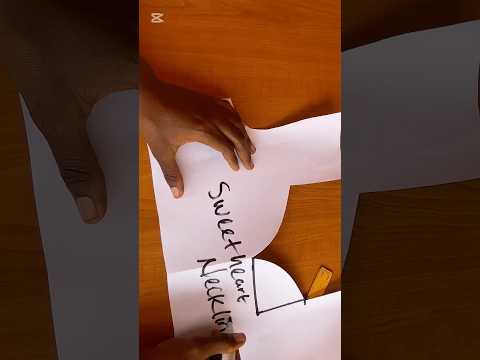 #sweetheart  neck cutting tips and tricks for beginners #fashion  #shorts  #ytshorts #viralvideo