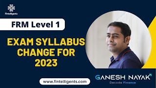 FRM Level 1 Exam Changes 2023 | WhatsApp +91 9819137880 #frm #frmexam