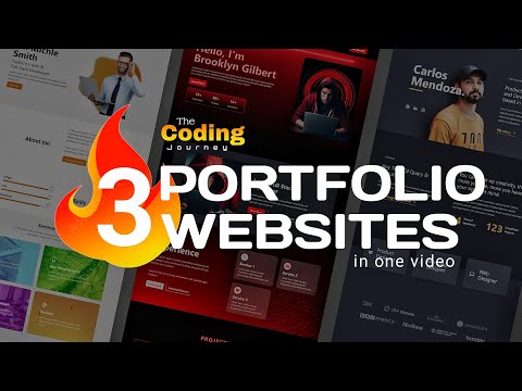 🔥Build 3 Complete Portfolio Websites  with ReactJS, NextJS, Tailwind CSS and Framer-Motion