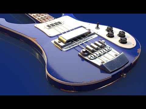 Rickenbacker Bass Guitar - Marmoset Toolbag Turntable