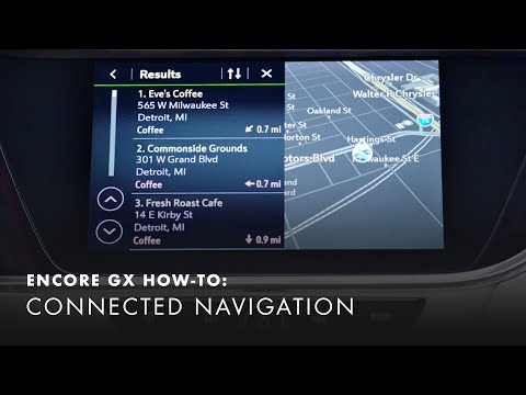 How To Use Your Connected Navigation | Buick Encore GX How-To Videos