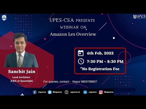 AWS Bootcamp: Amazon Lex Overview