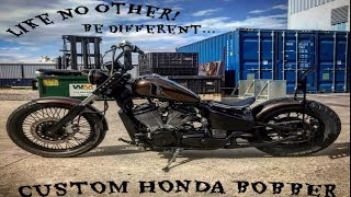 Bronze Beast 2002 Honda Shadow VLX 600 Custom Bobber