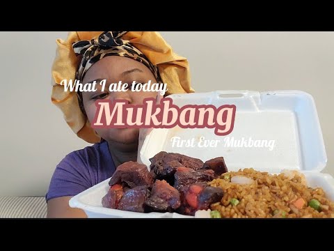 Mukbang|First Time|Spare Ribs|Egg Roll|Cream Cheese Wonton|Fried Rice|Hot & Sour Soup