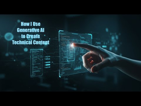 How I Use Generative AI to Create Technical Content