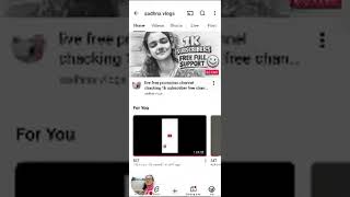 live free promotion channel chacking 1k subscriber free channel growth channel analysis