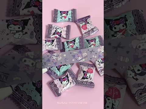 Opening Sanrio Blindpack!! ✨Sanrio Snack ✨Kuromi Candy ✨쿠로미 램덤 마스킹 테이프 ✨산리오 ✨랜덤뽑기 ✨ASMR ✨サンリオ ✨クロミ