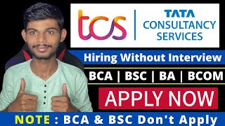 Tcs Recruitment Drive 2022  | Offer Letter Without Interview | But Don't Apply