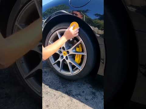 ASMR | Tyre cleaning wax polish #yttrending #ytshorts #shorts #whatsappstatus #status