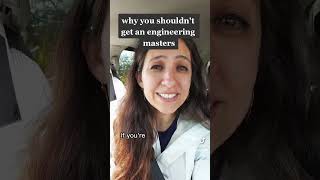 Engineering Masters degrees - worth it? #careeradvice #engineering #careercoach #collegemajors