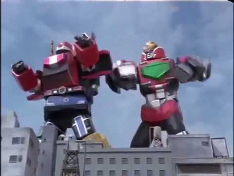 未来戦隊タイムレンジャーVSゴーゴーファイブ Mirai Sentai Timeranger vs GoGo Five Vs PierreBori (Mecha Fight)[Sub Español]