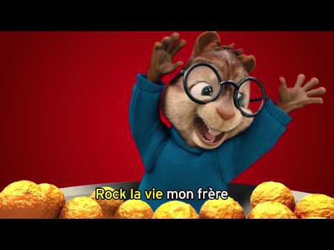 René la Taupe et les Chipmunks - Rock la Vie  (Clip Vidéo Karaoké)