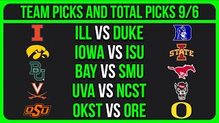College Football Picks Today 9/6/25 NCAAF Week 2 Betting Picks and Predictions