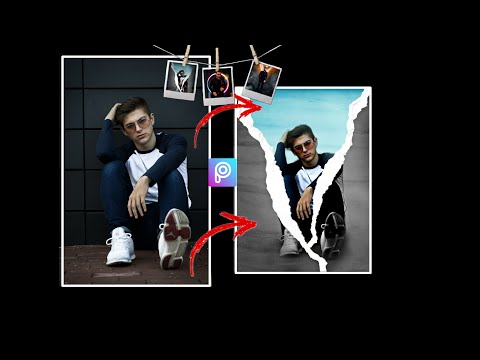 New Paper Line Photo editing in PicsArt | PicsArt me editing kese kare | Picsart me paper line edit