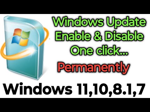 #WINDOWS UPDATE ENABLE & DISABLE windows update #permanently disable support ALL WINDOWS....