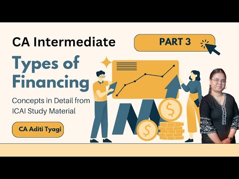 Types of Financing| CA Intermediate FM - Chapter 2| Part 3| CA Aditi Tyagi