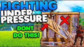 Fighting Under Pressure & Win More Games! | Smart Building Tips & Tricks | Fortnite Battle Royale
