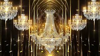 Festive chandelier background | No Copyright Video