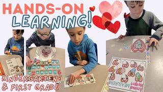 Valentine's Day Learning Activities #kindergarten #firstgrade #learningactivities #handsonlearning