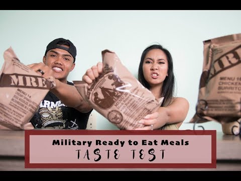 MILITARY READY TO EAT MEALS MUKBANG | MRE | TASTE TEST | THE DOZA LIFE