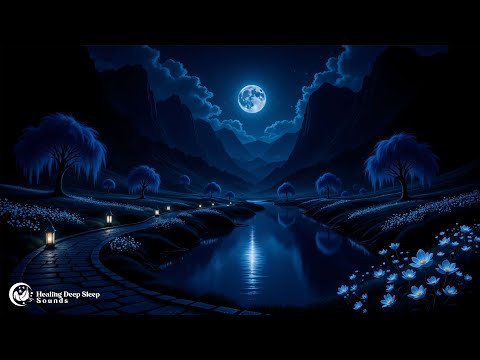 (No Ads) Tranquil Deep Sleep Music | Clear Negative Thoughts, Relieves Stress, Melatonin Release