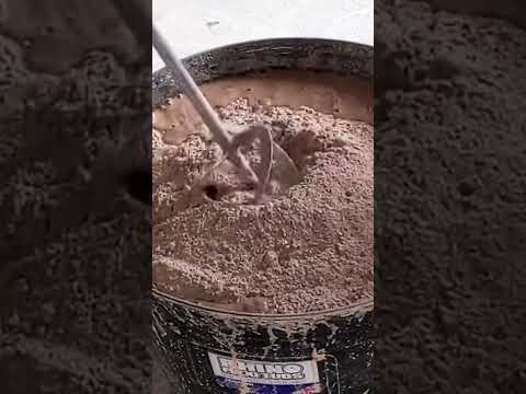 How to mix plaster #plaster #construction #plastering #career