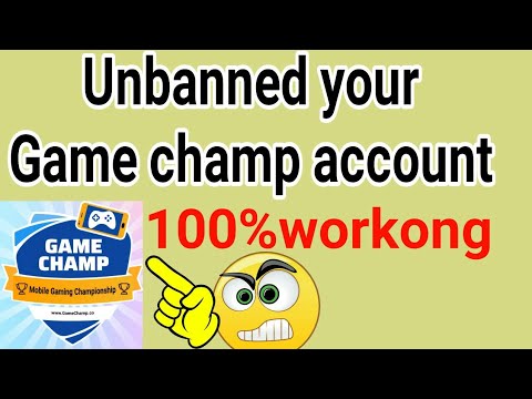 Unbanned your game Champ account||how to unbanned game champ account||unbanned game champ