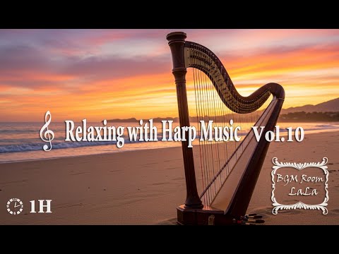 Melody of Seashells and Tides｜Relaxing Harp by the Morning Shore - Vol.X