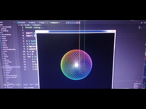 python graphics design simple code ,learn very easily