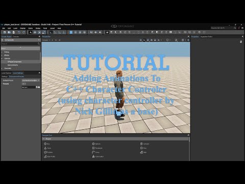 CryENGINE V Tutorial: Adding Animations To C++ Character Controller by Nick Gillin