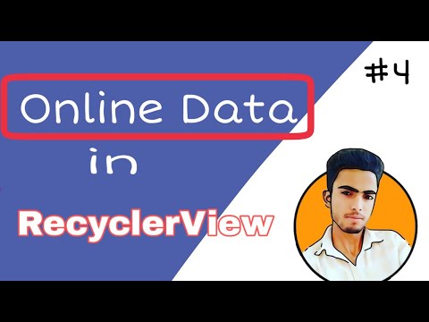 Showing Online Data From Firebase Database In RecyclerVew Hindi | Basic android part-4