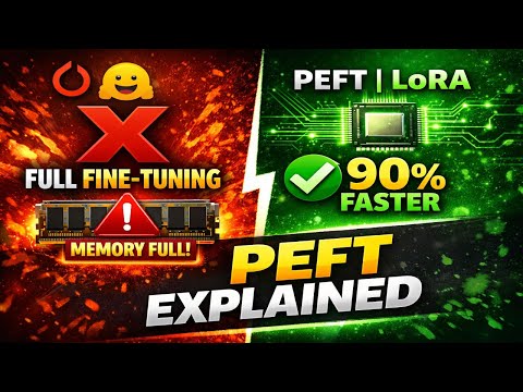 22. Parameter-Efficient Fine-Tuning (PEFT) Explained In Hindi