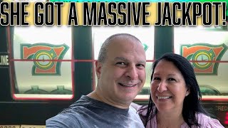 My Wife Almost Fainted After Our Biggest Jackpot Yet On Only a $15 Bet! Unexpected & HUGE!