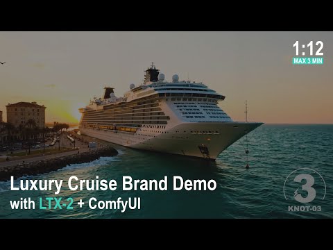 🟢 Luxury Cruise Brand Demo with LTX-2 + ComfyUI
