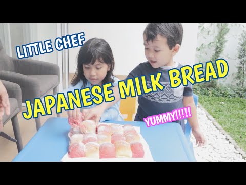 let's make Japanese milk bread with Little Master Chef. With Recipe!!!