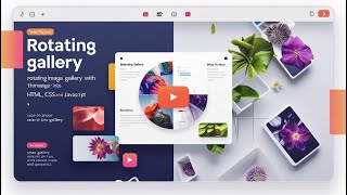 Create a Smooth Rotating Gallery with HTML, CSS & JavaScript – No Libraries!