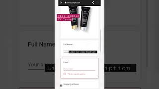 Free sample BB Cream 💝 #freeproducts #freesample #shorts #viral #trendingmakeup
