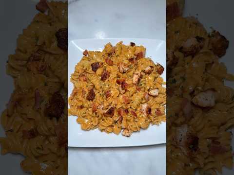 Cajun Chicken Bacon Ranch Pasta 🍝 #pasta #cajunpasta #chickenbaconranch #chickenpasta #pastalover