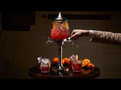 Gowings Bar’s Negroni Fountain