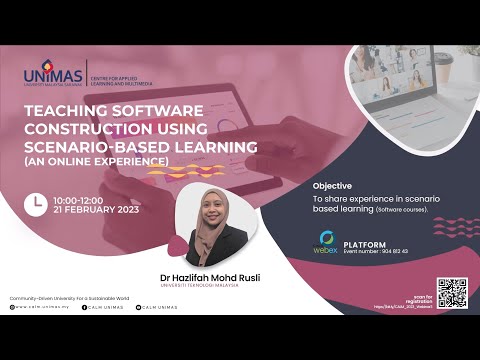Teaching SoftwareConstruction usingScenario-based learning(an online experience)