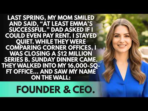 My Parents Said “At Least Emma’s Successful” — Then They Walked Into My 16,000-Sq-Ft Office