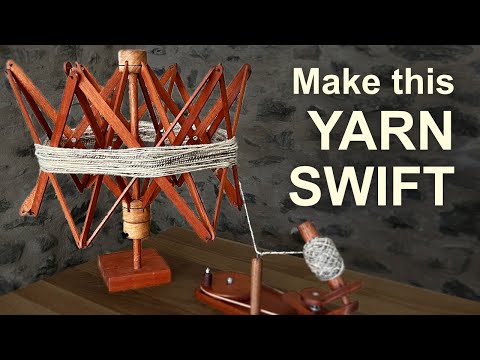 DIY Yarn Swift - step by step woodworking guide