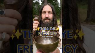 ✨️THIRD EYE CHAKRA✨️ Full Moon Tibetan Bowl Frequency. #soundhealing #soundviral