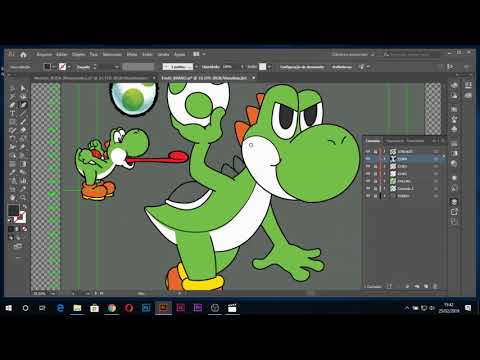 YOSHI - SPEEDART com MOUSE Adobe Illustrator