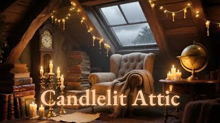 Candlelit Attic Jazz | Autumn Study Nook 2 Hour Study Chill Jazz