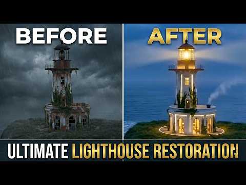 Abandoned Lighthouse to Luxury Home: The Transformation