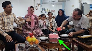 "What is the secret of the engineer's family's happiness in a simple night? 🎂✨"