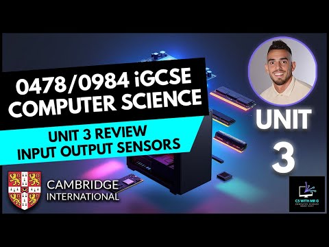 0478/0984 iGCSE Computer Science – Unit 3 Review 2: Input Output Devices and Sensors Exam Questions