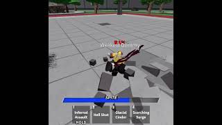 How to Minimum Aerial Downslam in Mobile | Heroes Battlegrounds #roblox #hbg #heroesbattlegrounds