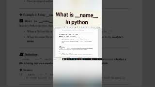 what is name in python #pythonprogramming #pythonessperspective #pythonforbeginners #python